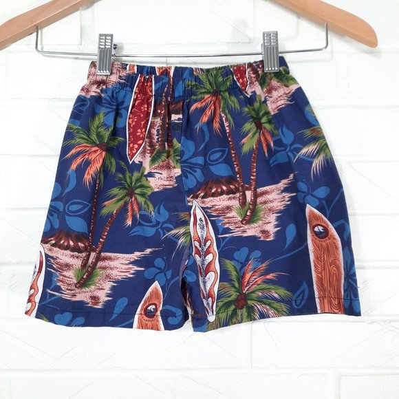Aloha Republic Toddler Hawaii Surf Boards & Palm Tree Print Shirt Shorts Set 4T - Picture 7 of 10
